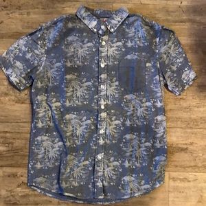 Silverlake men’s shirt short sleeve blue small